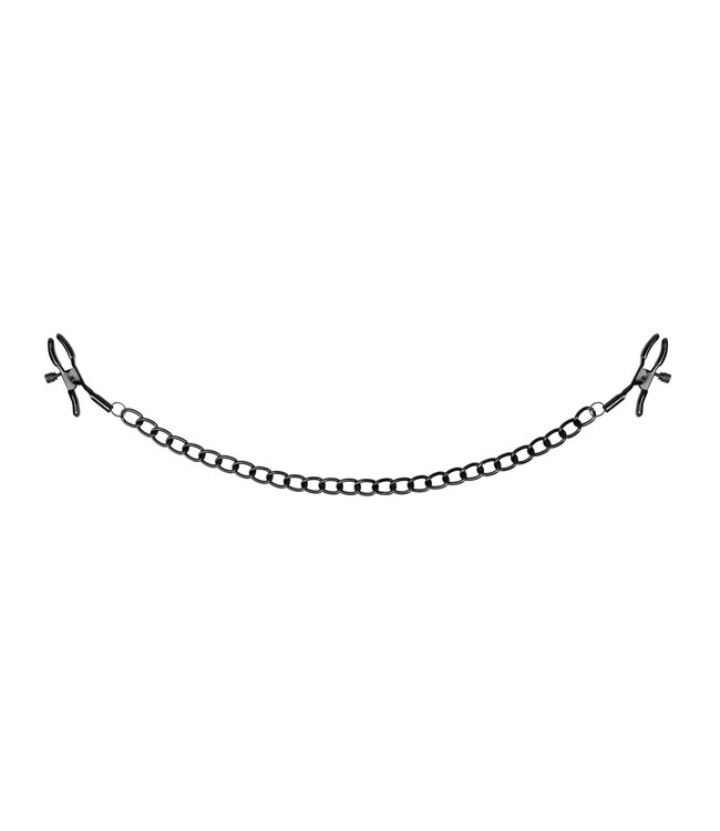 Bedroom Fantasies Tepelklemmen Met Ketting - Zwart