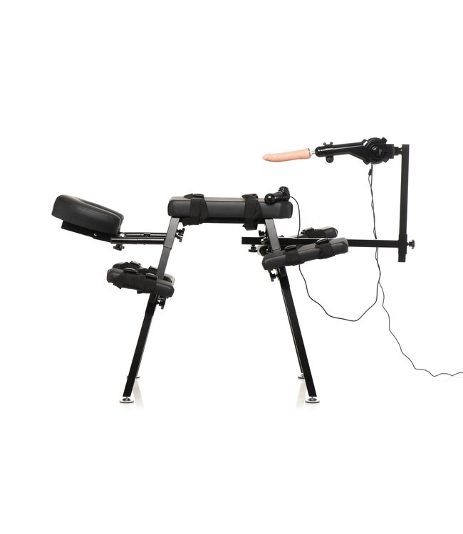 XR Brands XR Brands - Obedience Bench Met Seksmachine - Zwart