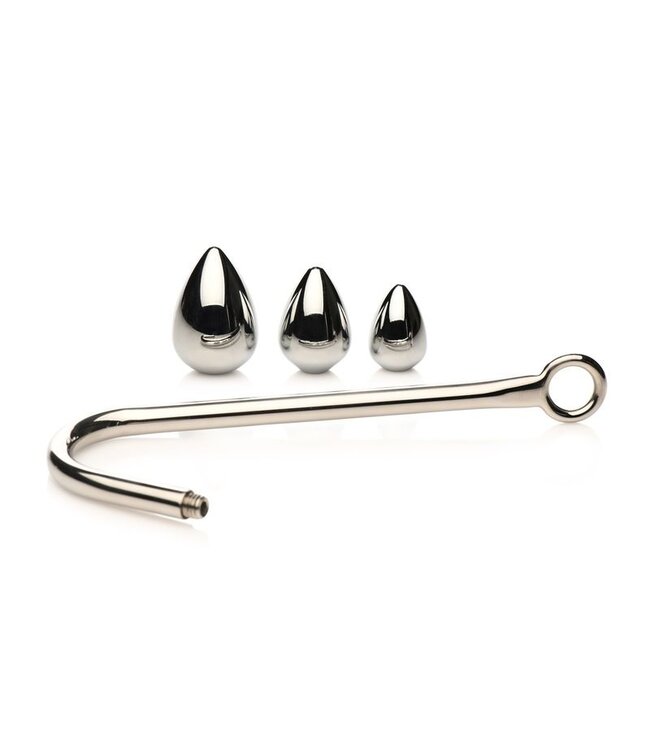 XR Brands Master Series - Anal Hook Trainer Set - Zilver