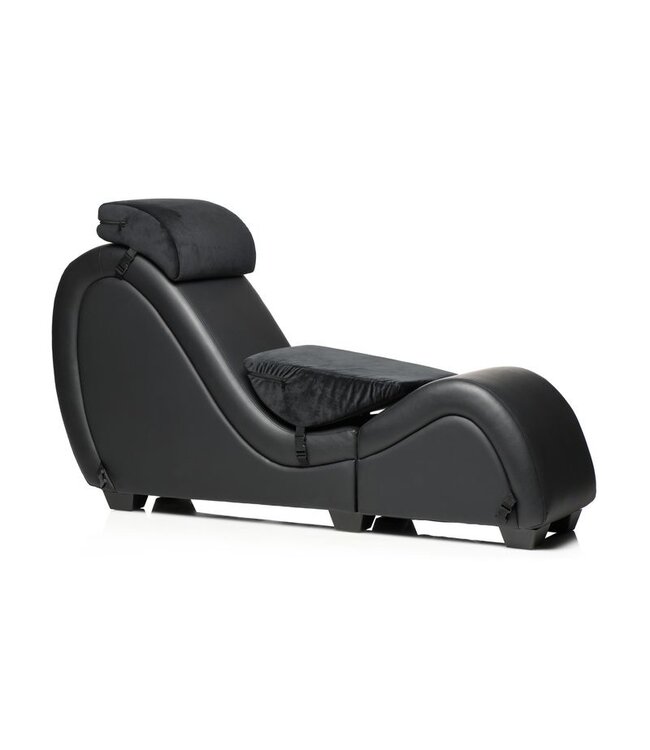 XR Brands Kinky Seks Lounge met Kussens - Zwart