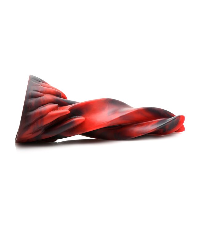 XR Brands Hell Kiss Twisted Tongues Siliconen Dildo
