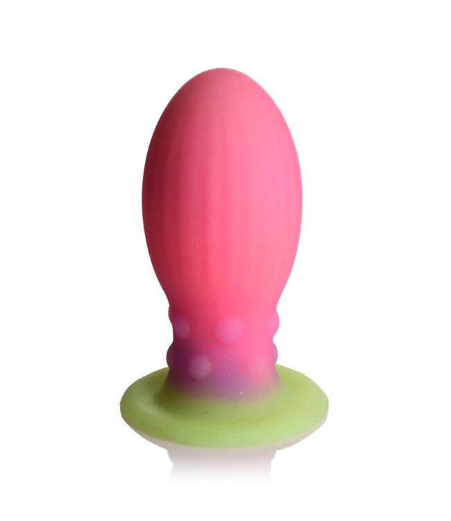 XR Brands Glow-In-The-Dark Siliconen Xeno Ei - XL