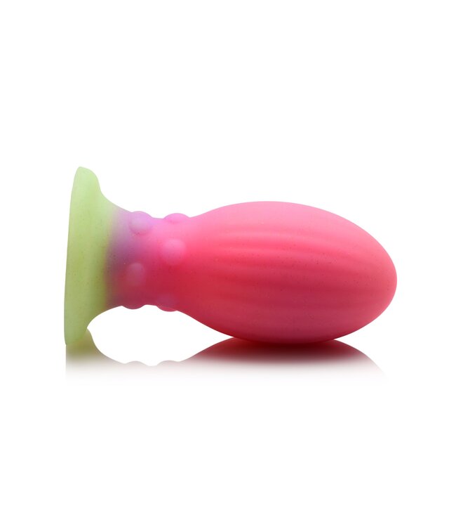 XR Brands Glow-In-The-Dark Siliconen Xeno Ei - XL