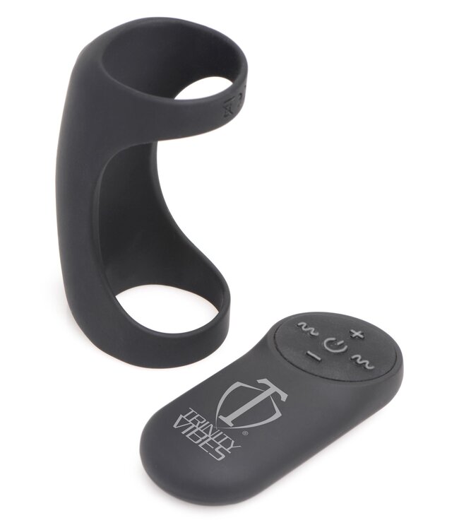 XR Brands G-Shaft Vibrerende Cockring Met Afstandsbediening
