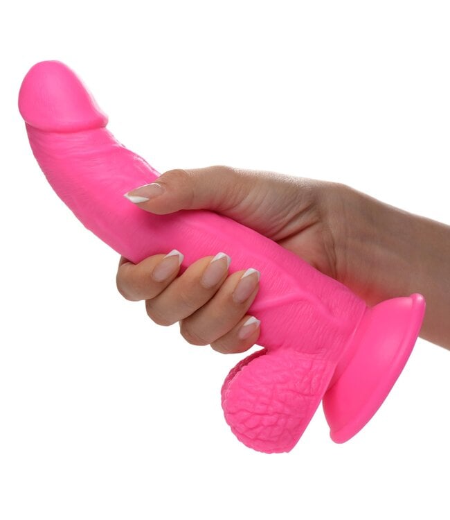 XR Brands Poppin Dildo 19 cm - Roze