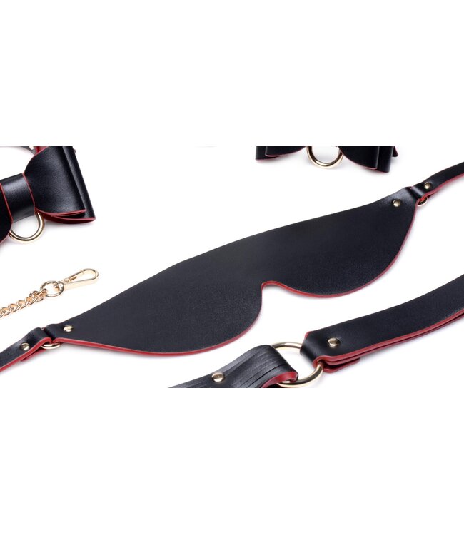 XR Brands Master Series - Luxe BDSM Set Met Reistas