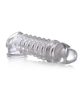 XR Brands Size Matters - Penis Verlengende Sleeve - Transparant
