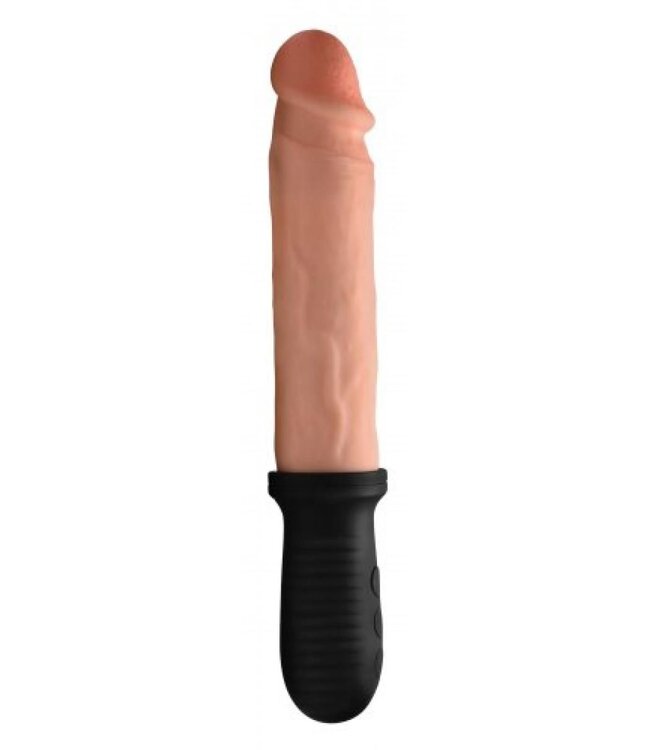 XR Brands Automatische Stotende Vibrator Met Handvat