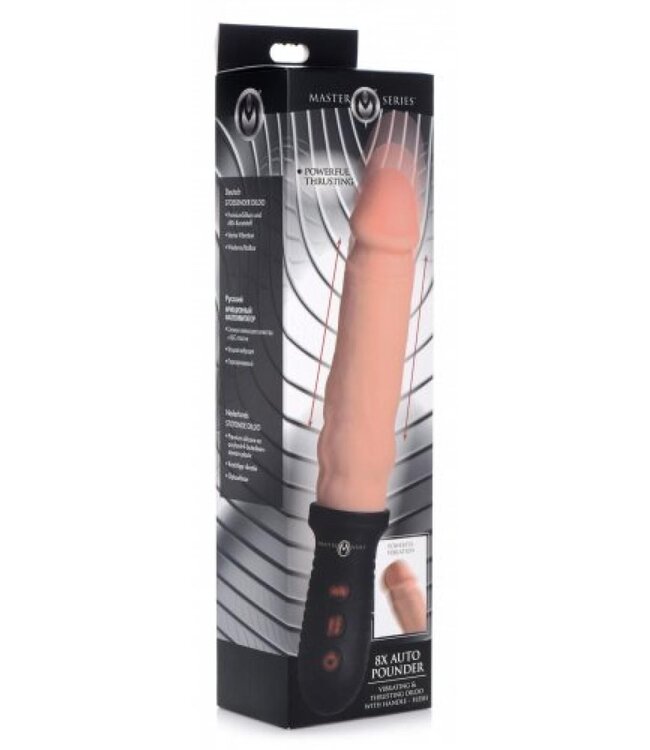 XR Brands Automatische Stotende Vibrator Met Handvat
