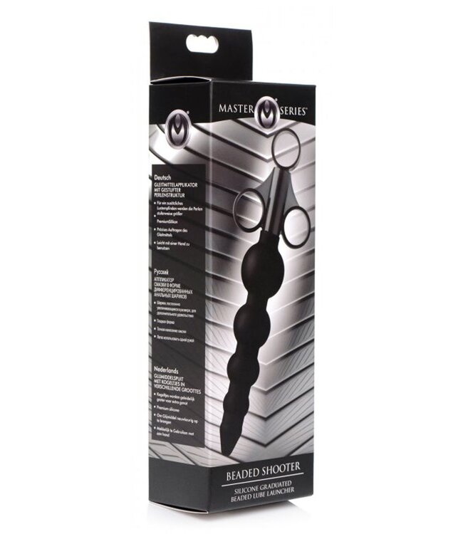 XR Brands Glijmiddel Launcher met Oplopende Anal Beads
