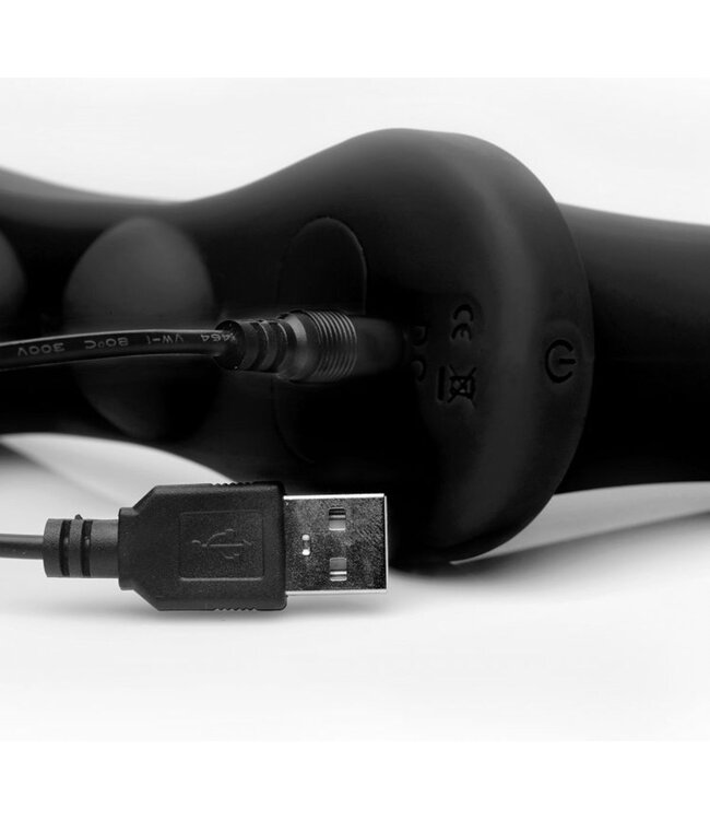 XR Brands Double Take - Dubbele Vibrerende Strap-On - Zwart