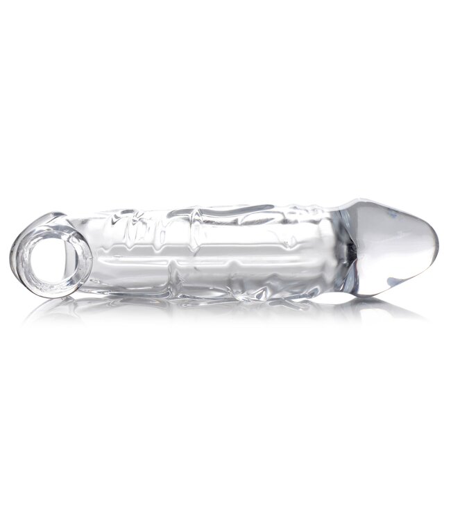 XR Brands Size Matters - Clear Extender Gebogen Penissleeve