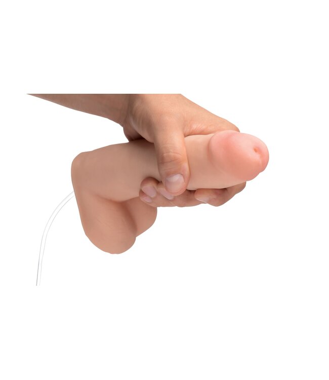XR Brands Dual Density Spuitende Dildo - 20 cm