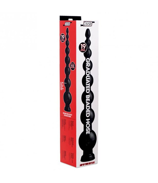 XR Brands Graduated Bead Anal Snake Anaaldildo - 49 cm