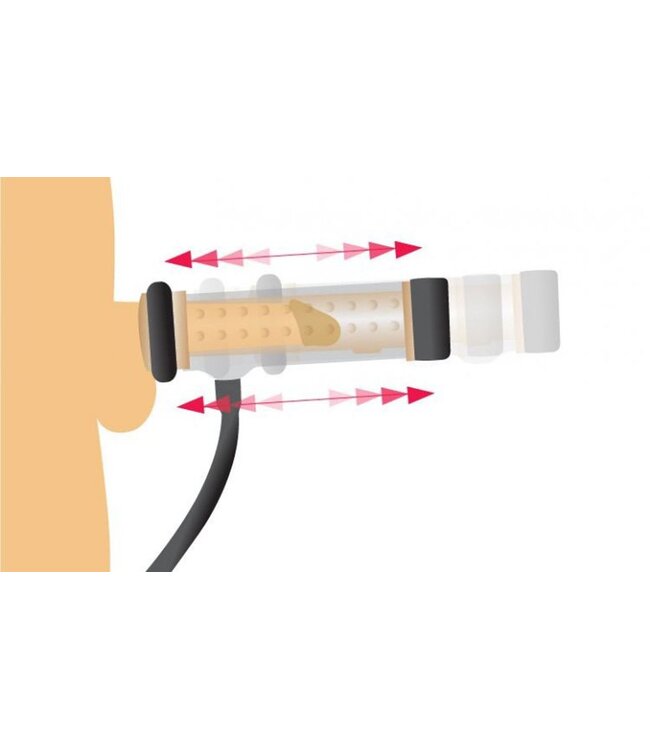 XR Brands The Milker Cylinder Opzetstuk