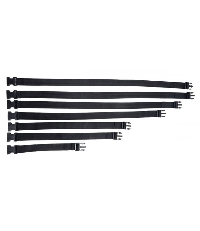 XR Brands Master Series - Subdued 7-Delige Bondageriemen Set