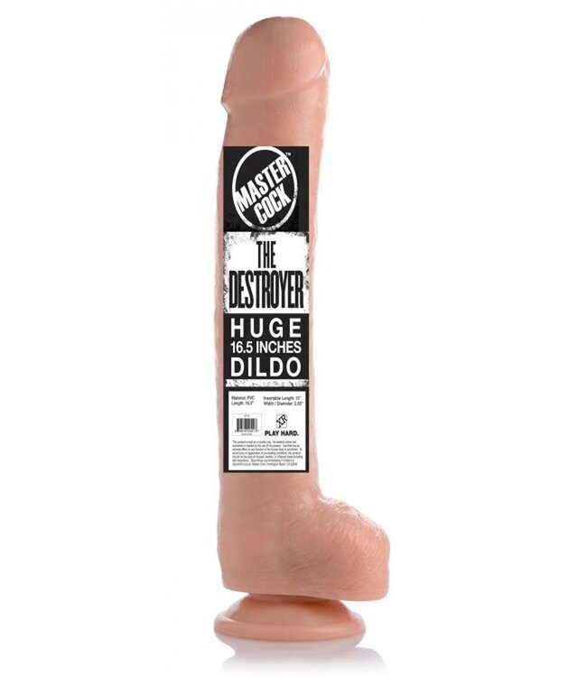 XR Brands The Destroyer Realistische XXL Dildo Met Balzak - 32 cm