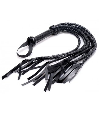 XR Brands Lange Gevlochten Flogger