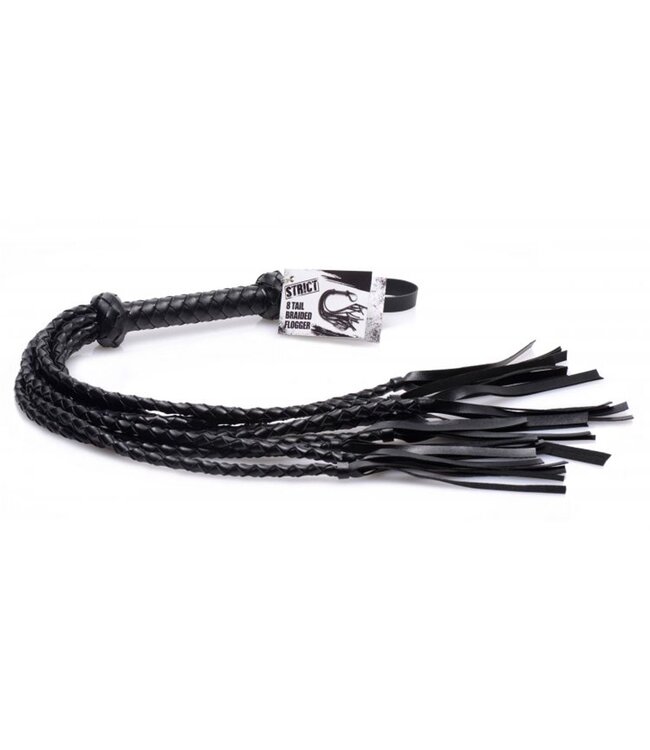XR Brands Lange Gevlochten Flogger
