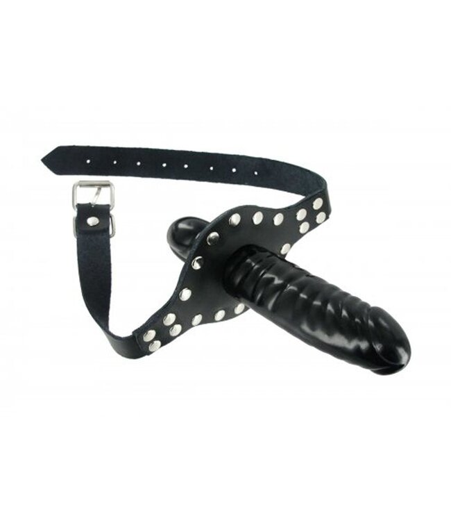 XR Brands Strict Leather - Dildo mondstuk met riem