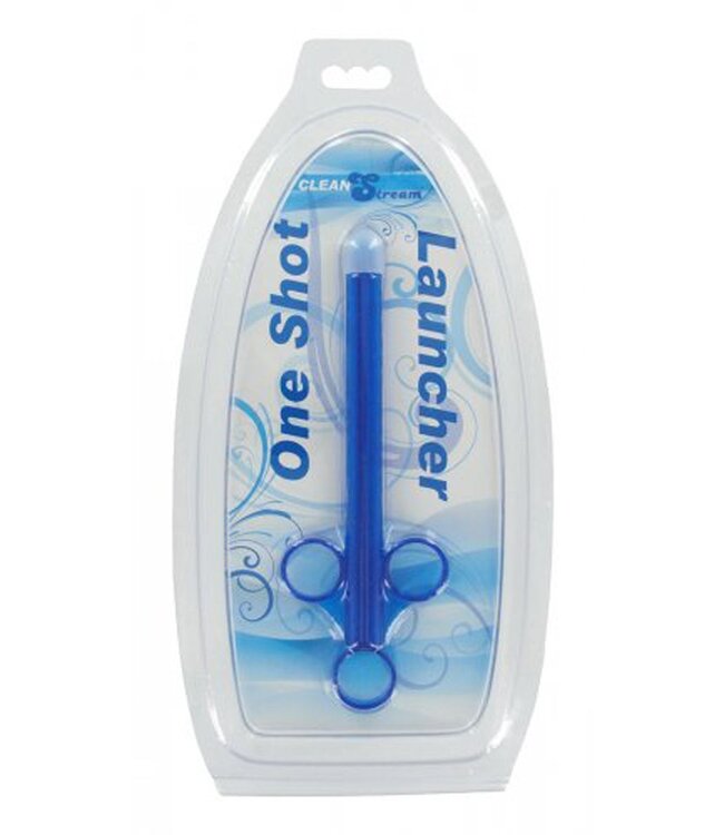XR Brands CleanStream - XL Glijmiddel Launcher - Blauw