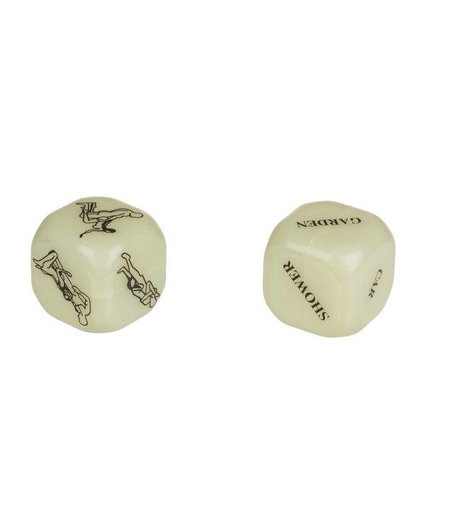 Out of the Blue Love Dice Kamasutra Glow in the Dark Set - Engelse versie