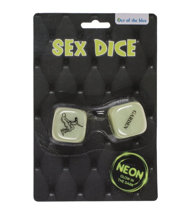 Out of the Blue Love Dice Kamasutra Glow in the Dark Set - Engelse versie