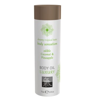 Shiatsu Luxe Eetbare Body Oil - Kokosnoot & Ananas