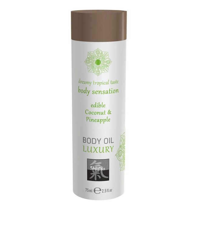 Shiatsu Luxe Eetbare Body Oil - Kokosnoot & Ananas
