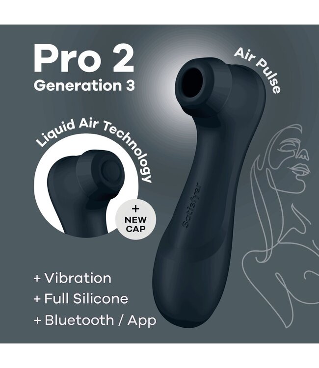 Satisfyer Satisfyer Pro 2 - Generation 3 App Controlled - Zwart