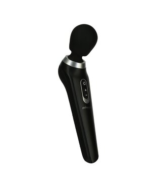 Palm Power Palm Power -  Extreme Wand Vibrator - Zwart