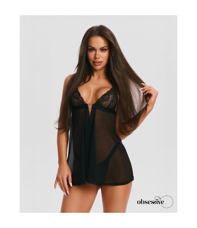 Obsessive Obsessive - Elianes Babydoll - Zwart