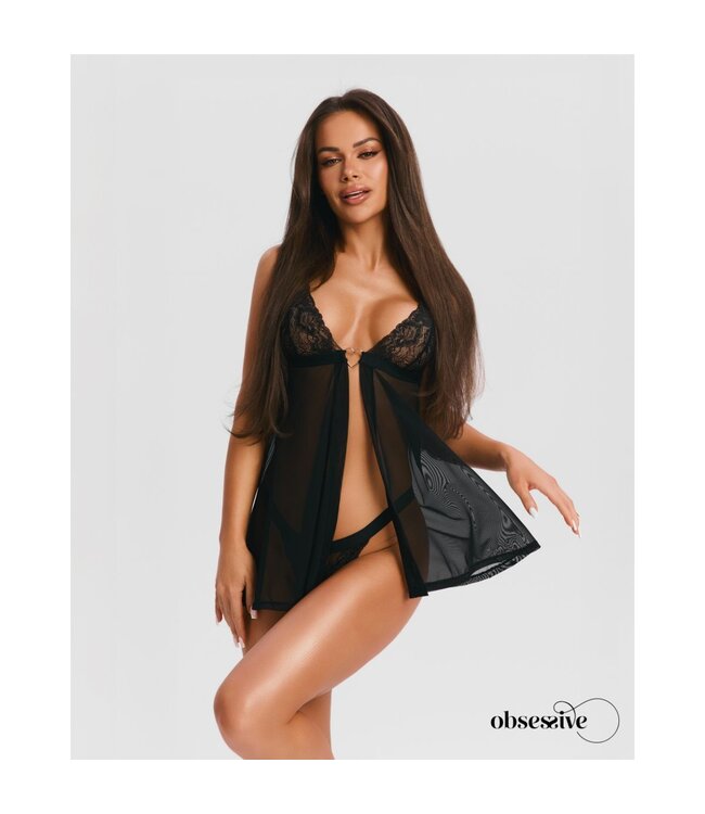 Obsessive Obsessive - Elianes Babydoll - Zwart