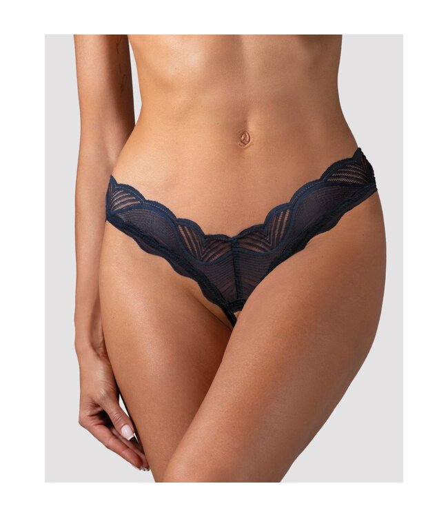Obsessive Obsessive - Nightly String Open Kruis - Blauw