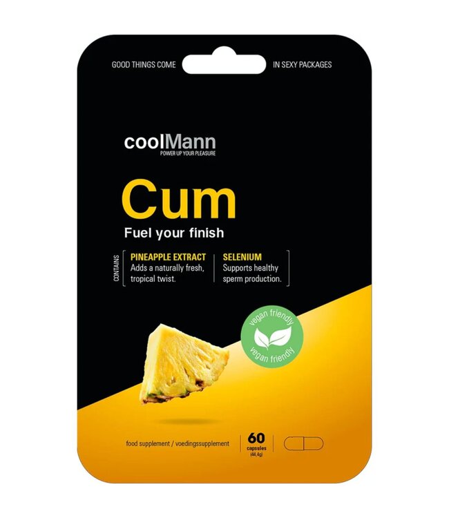 coolMann CoolMann - Cum Voedingssupplement - Ananas 60 pcs