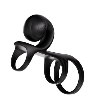 SVibe SVibe - Jovi Arc Couples Ring - Zwart