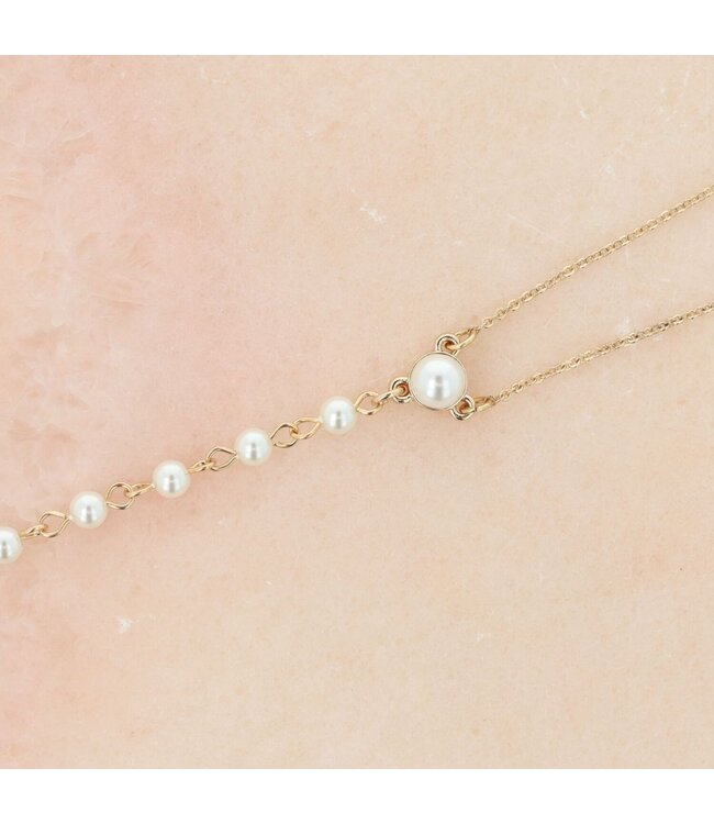 Otazu Otazu - Pearl Anklet Enkelband - Cream