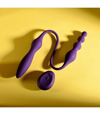 Playboy Playboy - This & That Dubbele Vibrator - Purple