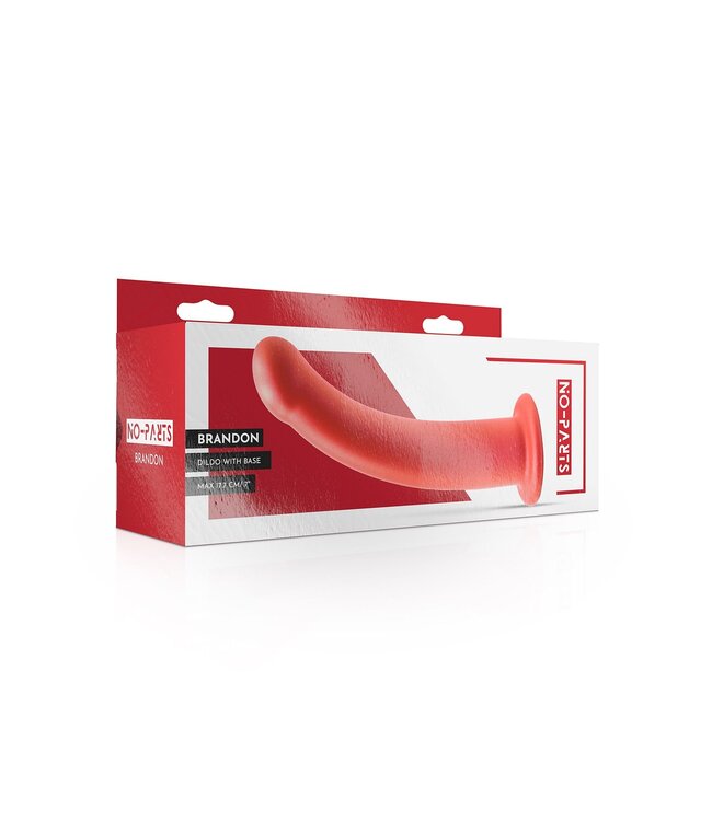 No-Parts No-Parts - Brandon Dildo met Basis - Rood