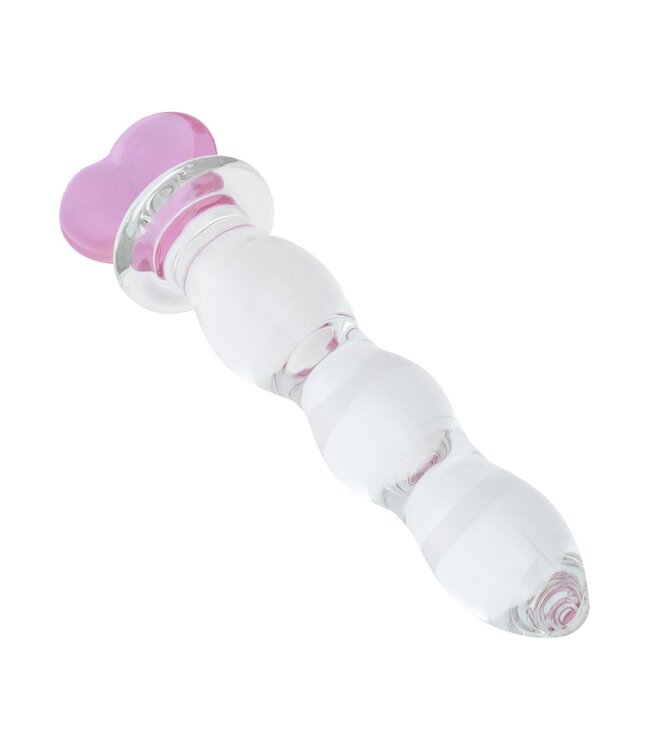 Gildo Gildo - No. 37 Glazen Dildo Hartvorm - 18 cm
