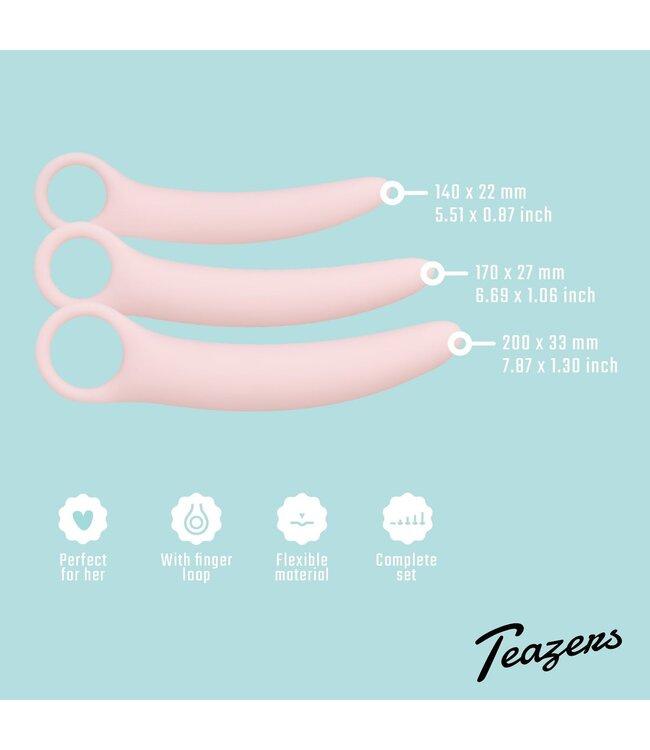 Teazers Teazers - Dilatatorenset 3-delig - Roze