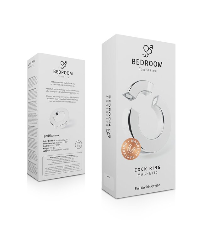 Bedroom Fantasies Bedroom Fantasies - Magnetic Cockring - Zilver
