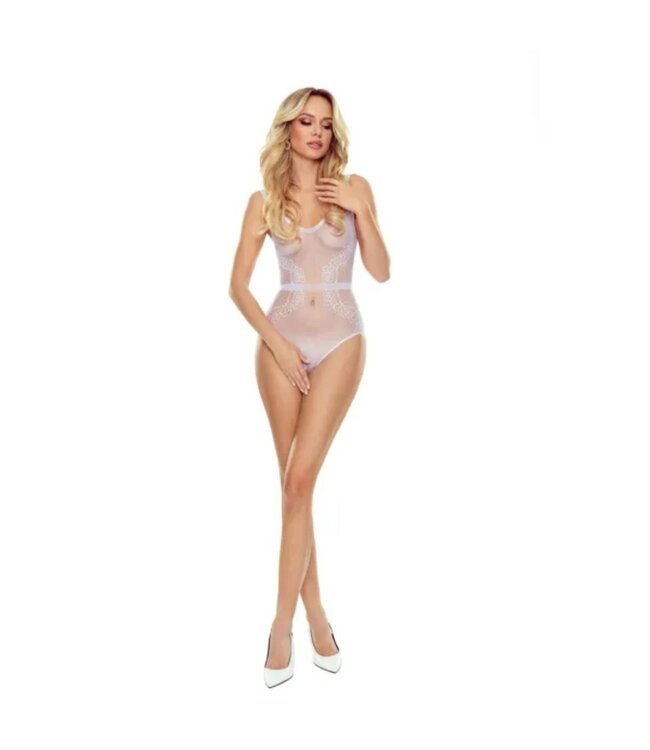 Passion Passion - BS115 Bodystocking - Wit