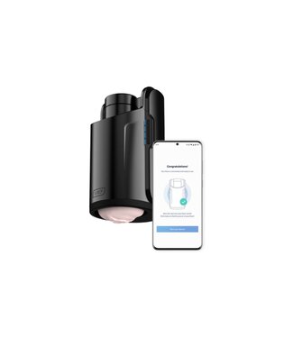 Kiiroo Kiiroo – Keon Combo Set Masturbator WiFi – Inclusief Feel Stroker – Zwart