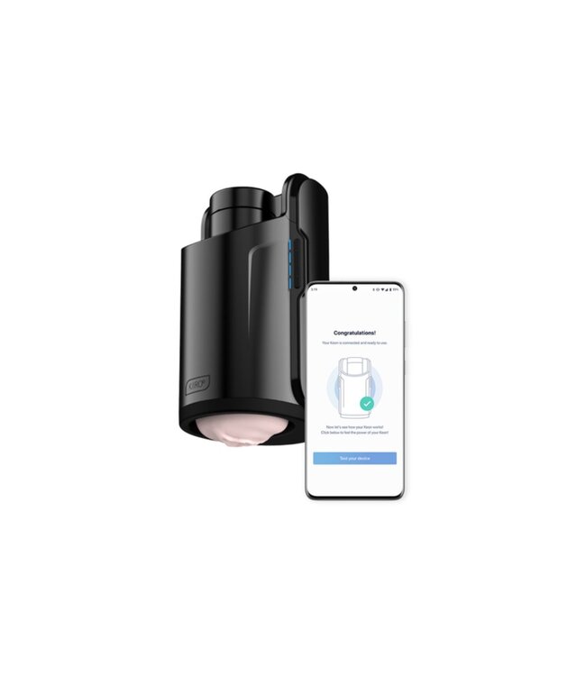 Kiiroo Kiiroo – Keon Combo Set Masturbator WiFi – Inclusief Feel Stroker – Zwart