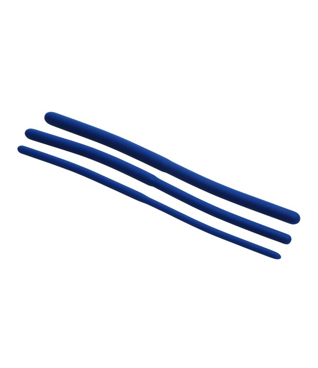 XR Brands Master Series - Invasion Siliconen Dilator Sound Trainer Set - Blauw