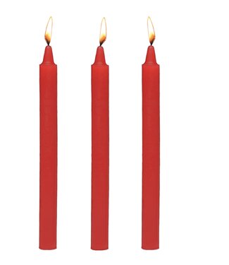 XR Brands XR Brands - Fire Sticks Fetish Drip Kaarsen - Rood