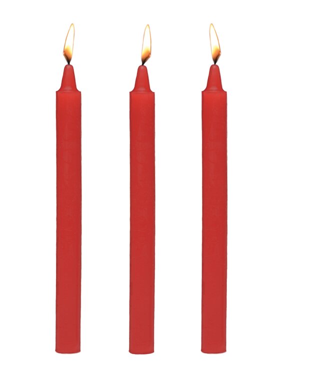 XR Brands XR Brands - Fire Sticks Fetish Drip Kaarsen - Rood