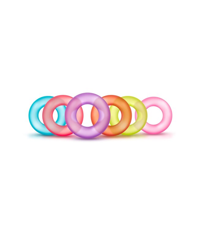 Blush Blush - Play With Me King of the Ring Cockring Set 6 Stuks