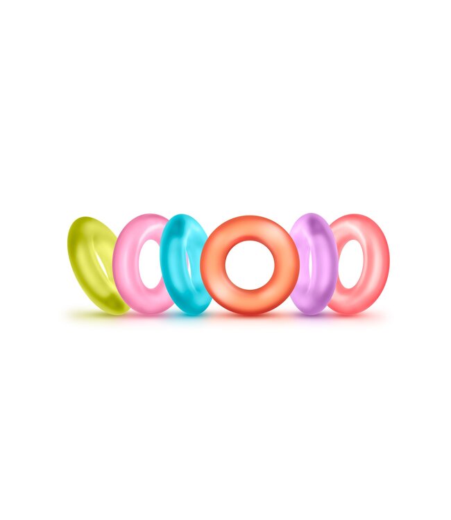 Blush Blush - Play With Me King of the Ring Cockring Set 6 Stuks